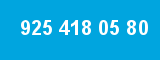 925 418 05 80 925 418 05 80